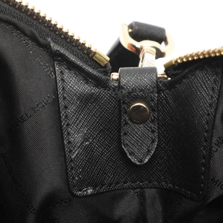 Pre Owned Michael Kors Ciara Black Leather Satchel