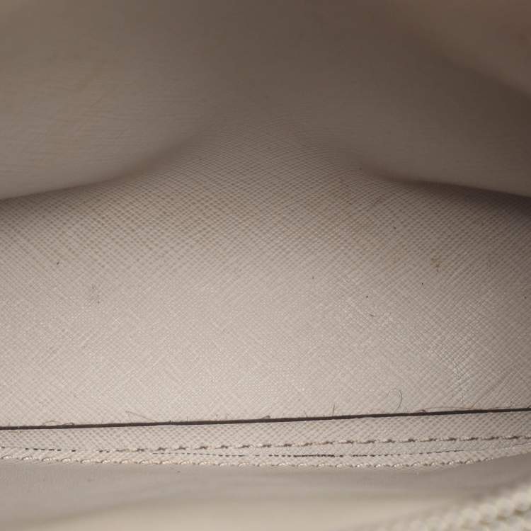 Pre Owned Michael Kors Mercer Small Light Blue Leather Tote