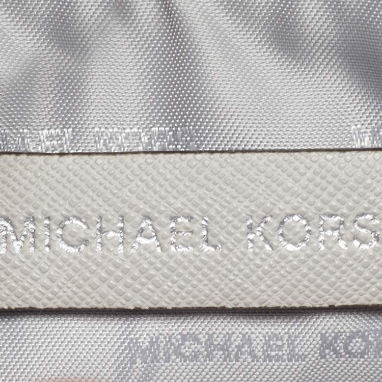 Pre Owned Michael Kors Mercer Small Turquoise Leather Tote