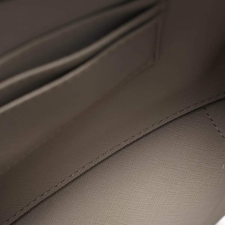 Pre Owned Michael Kors Mercer Small Turquoise Leather Tote