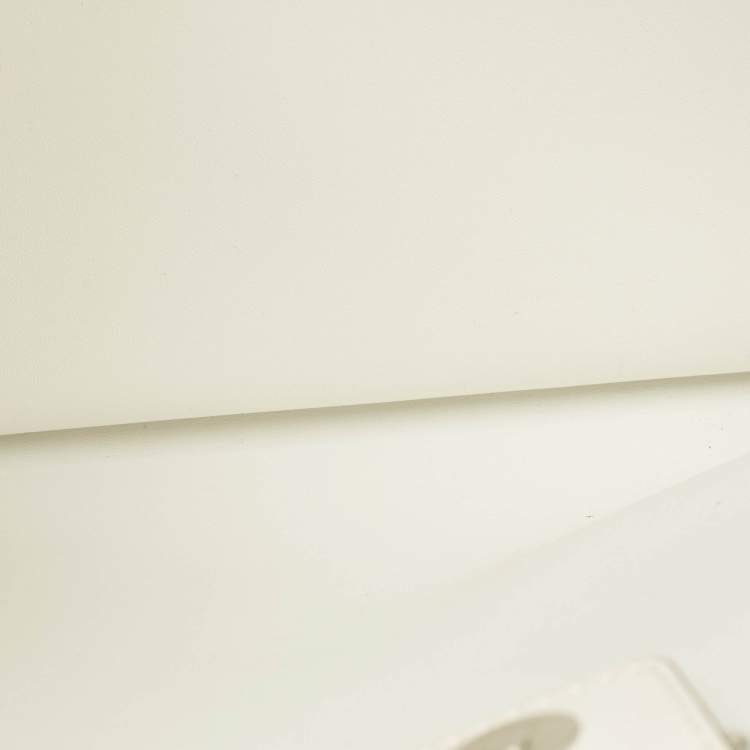 Pre Owned حقيبة ساتشل مايكل كورس روثي قماش كانفاس مقوى أبيض بالشعار 