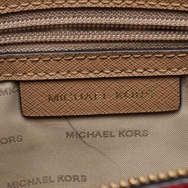 Pre Owned Michael Kors Mercer Red Leather Tote