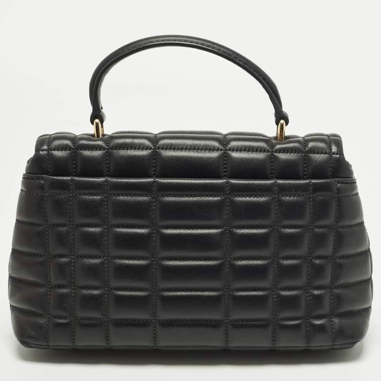 Pre Owned Michael Kors Tribeca Black Quilted Leather Shoulder Bag