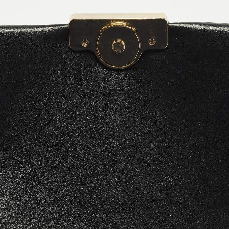 Pre Owned Michael Kors Tribeca Black Quilted Leather Shoulder Bag