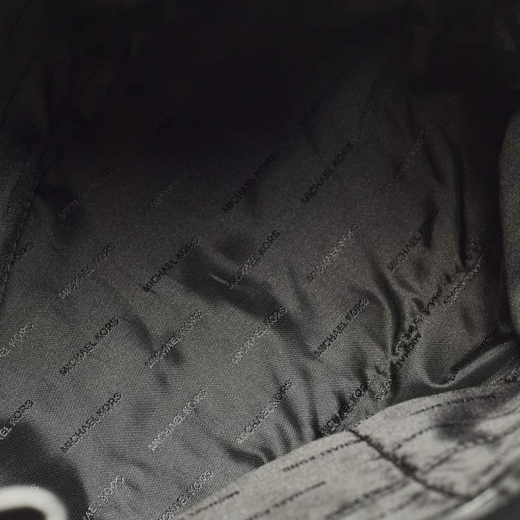 Pre Owned Michael Kors Addison Large Black Leather Tote