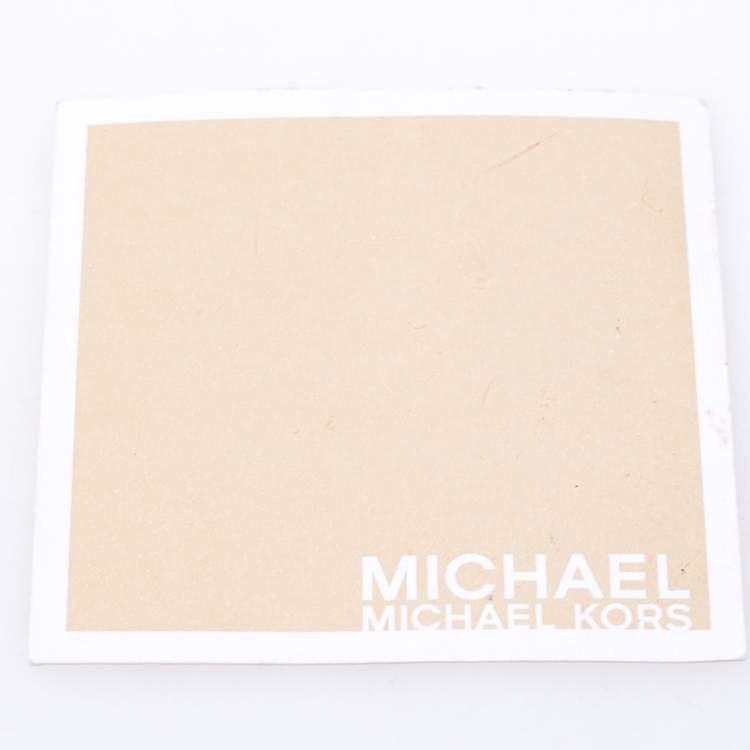 Pre Owned MICHAEL Michael Kors Dark Brown Saffiano Leather Medium Selma Tote