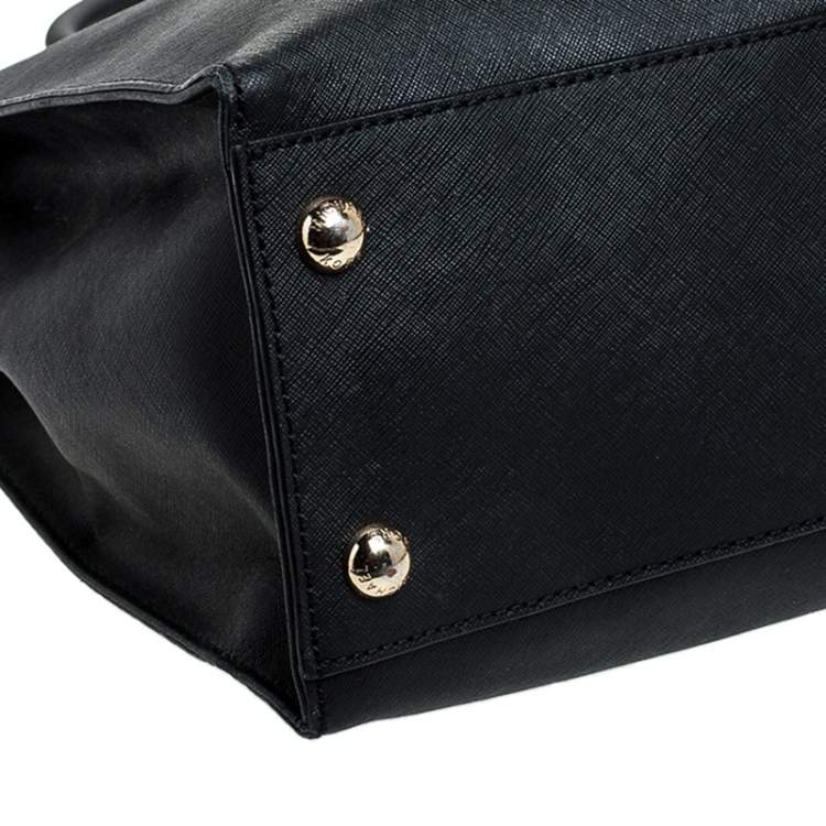 Pre Owned Michael Kors Black Leather Hamilton tote 