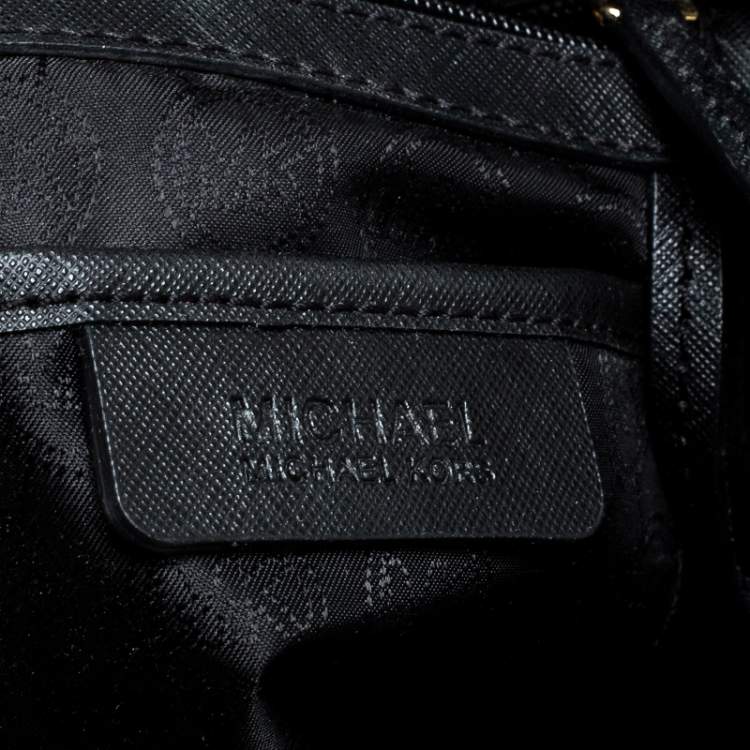 Pre Owned Michael Kors Black Leather Hamilton tote 