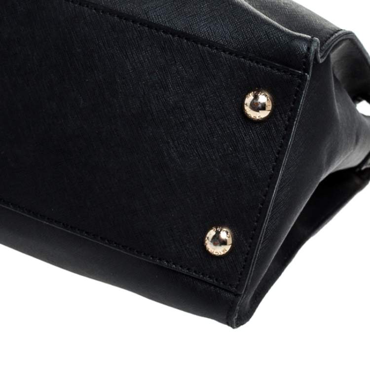 Pre Owned Michael Kors Black Leather Hamilton tote 