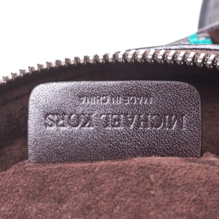 مملوكة مسبقًا Michael Kors Green Leather Ultra Stitch Handle Tote