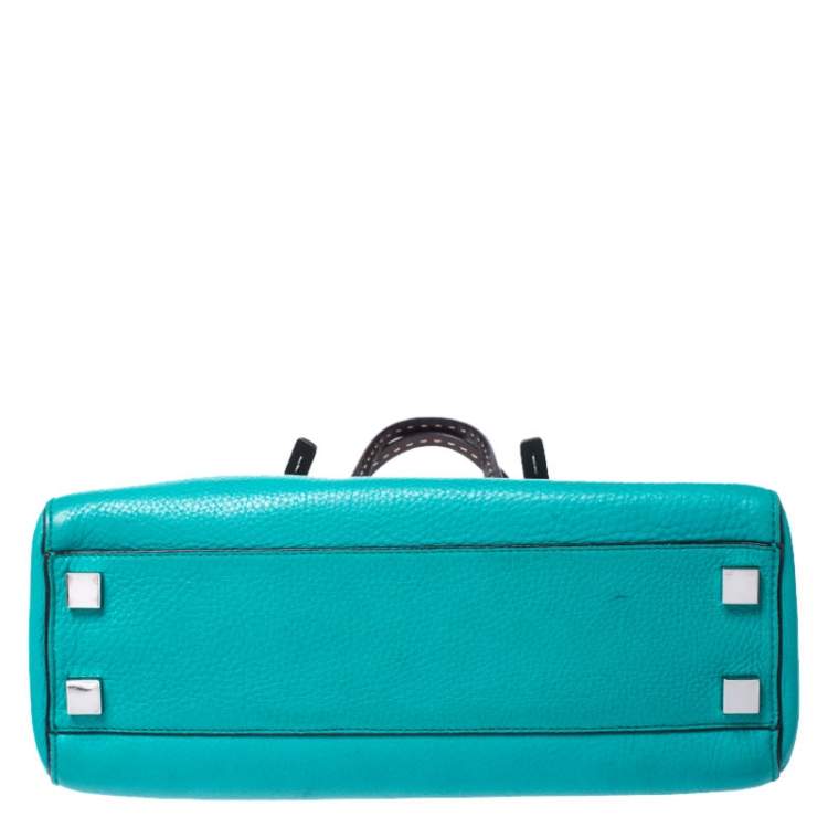 مملوكة مسبقًا Michael Kors Green Leather Ultra Stitch Handle Tote