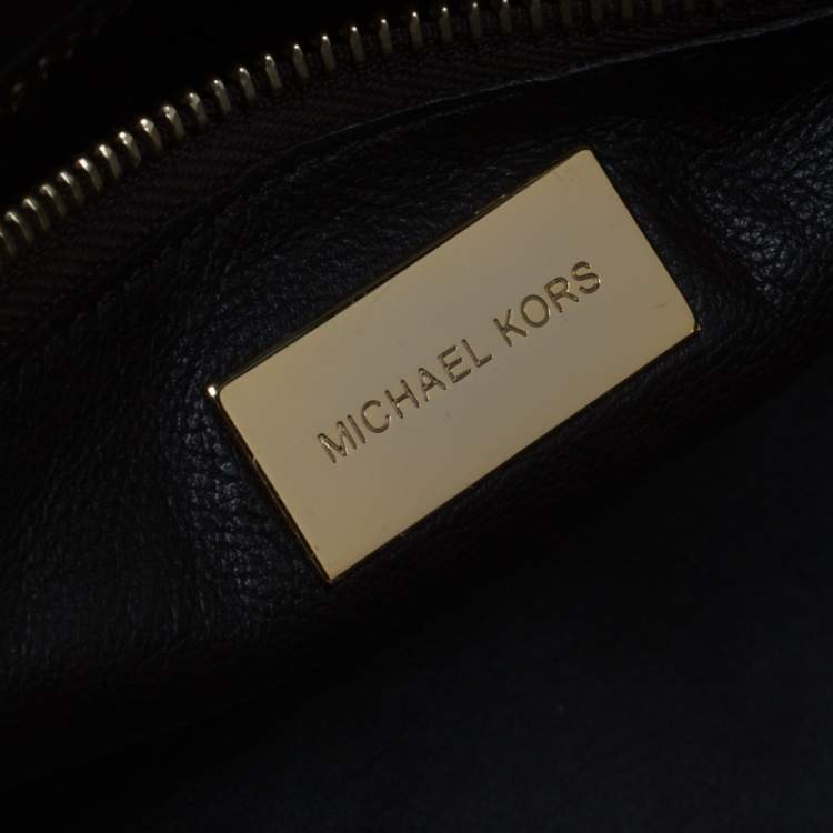 Pre Owned Michael Kors Red Croc Embossed Leather Gia Satchel