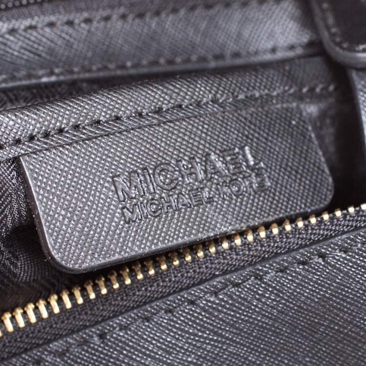 Pre Owned MICHAEL Michael Kors Black Leather Bridgette Tote