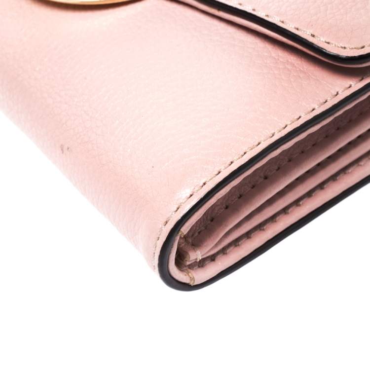 Pre Owned Michael Kors Pink Leather Crossbody Bag