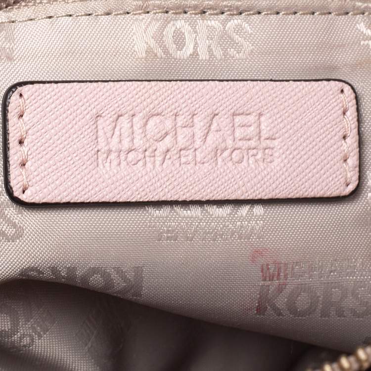 Pre Owned Michael Michael Kors Pink Leather MIni 2way Crossbody Bag