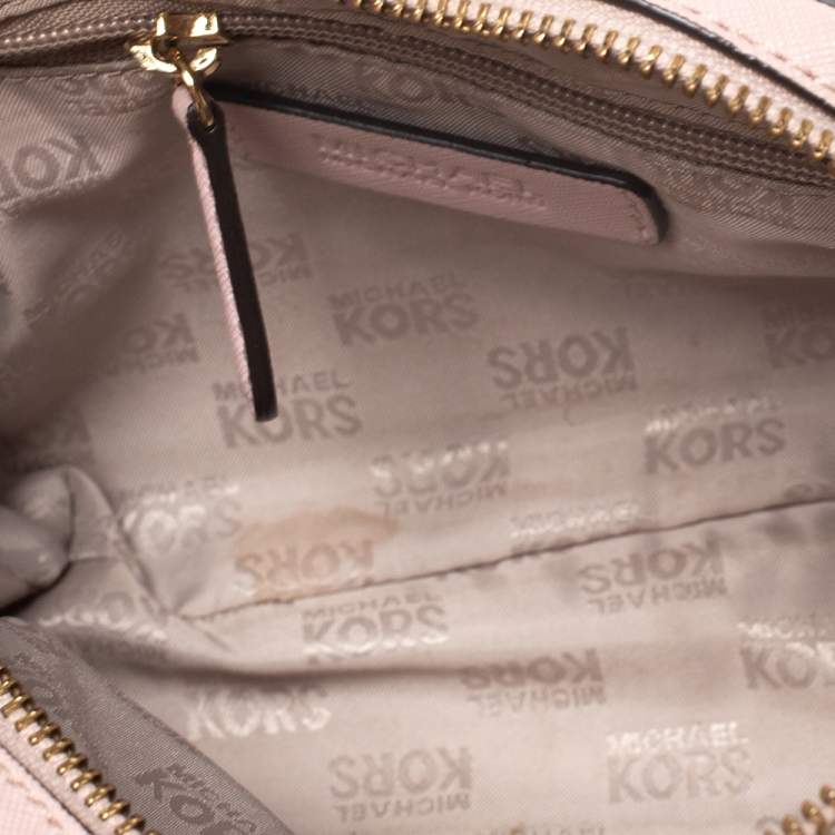 Pre Owned Michael Michael Kors Pink Leather MIni 2way Crossbody Bag