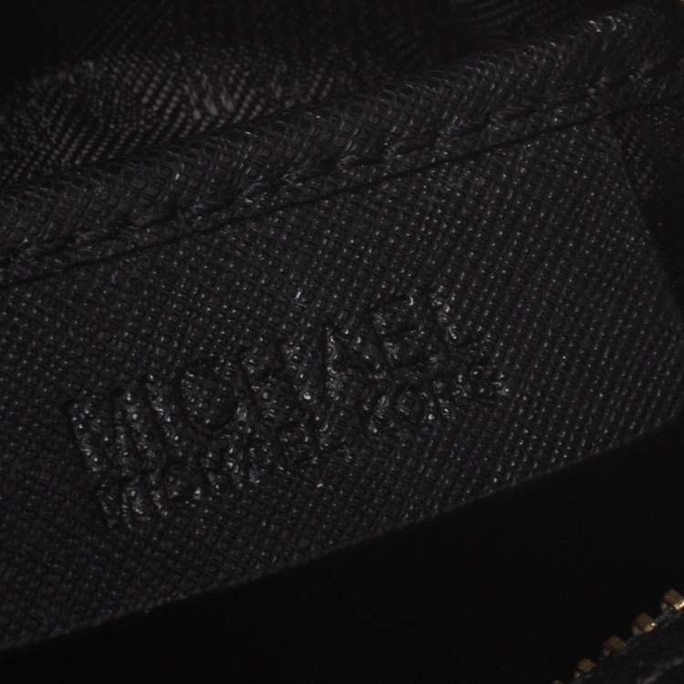 Pre Owned MICHAEL Michael Kors Black Leather Mini Dillon Crossbody Bag