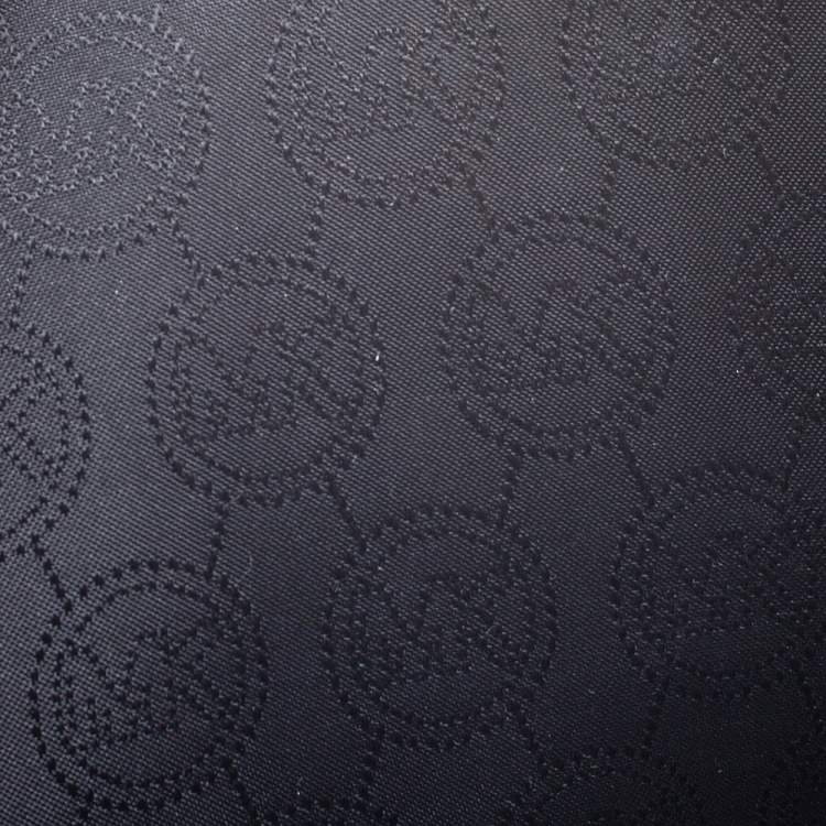 Pre Owned Michael Kors Black Leather Large Jet Set Travel Tote