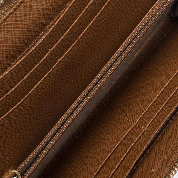 Michael Kors Brown Leather Jet Set Travel Continental Wallet Michael Kors |  The Luxury Closet