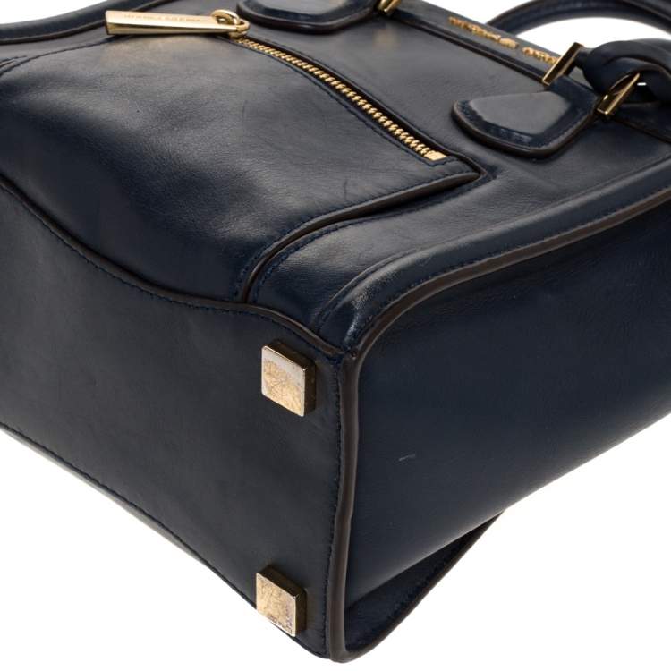 مملوكة مسبقًا Michael Kors Blue Leather Colette Tote