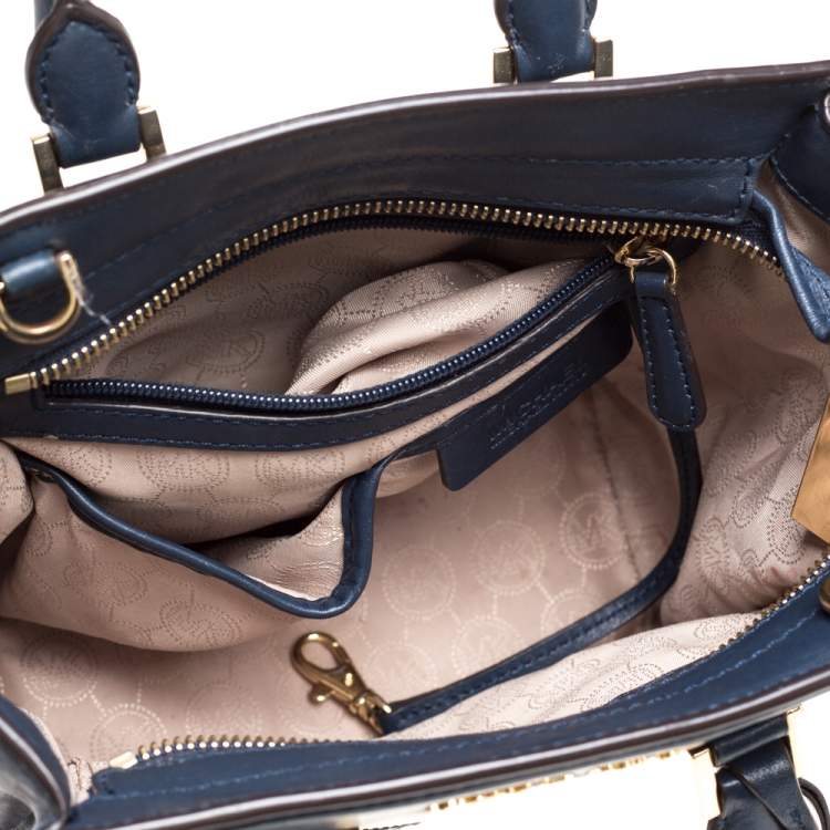 مملوكة مسبقًا Michael Kors Blue Leather Colette Tote
