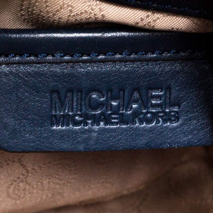 مملوكة مسبقًا Michael Kors Blue Leather Colette Tote