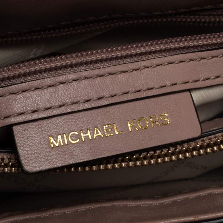 Pre Owned Michael Kors Nude Pink Quilted Leather Whitney Shoulder Bag