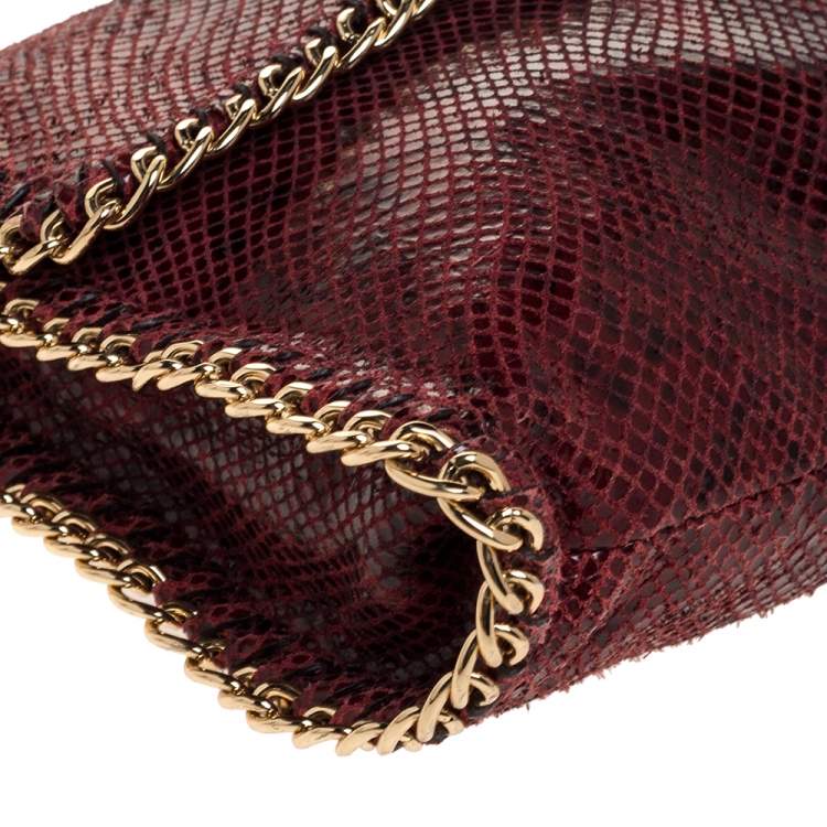 michael kors red snakeskin bag