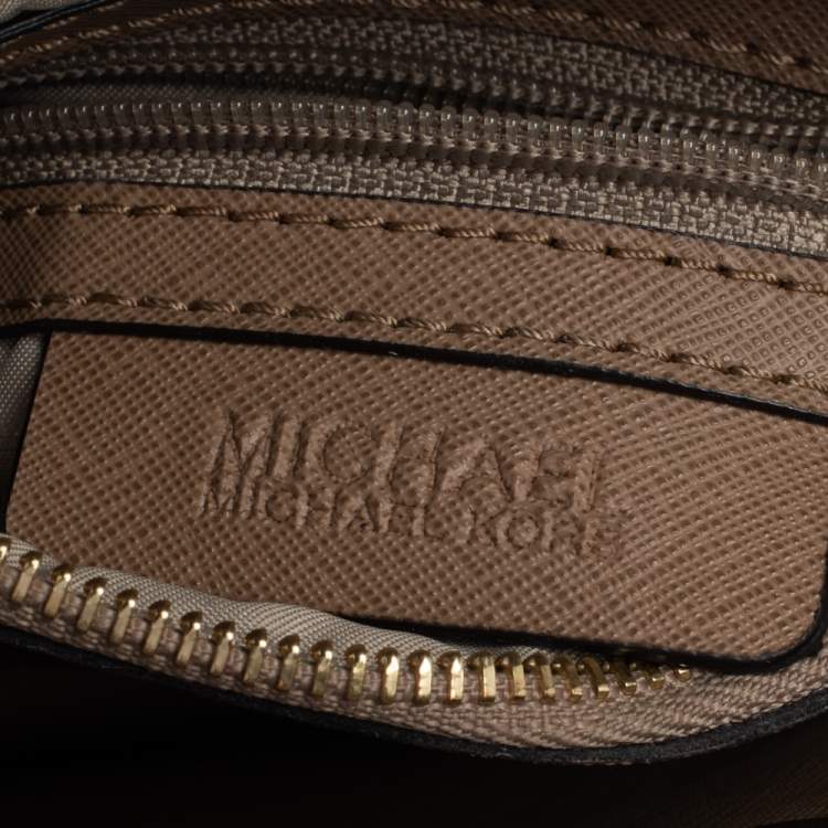 Pre Owned Michael Kors Navy Blue Leather Mini Mercer Tote