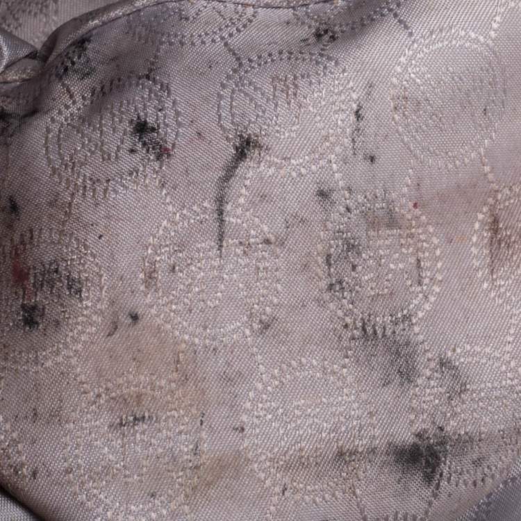 Pre Owned Michael Kors Grey Leather Medium Ava Top Handle Bag
