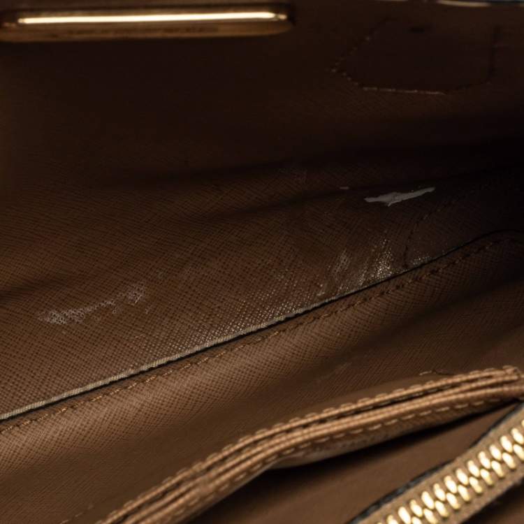 Pre Owned Michael Kors Black Leather Mini Mercer Tote