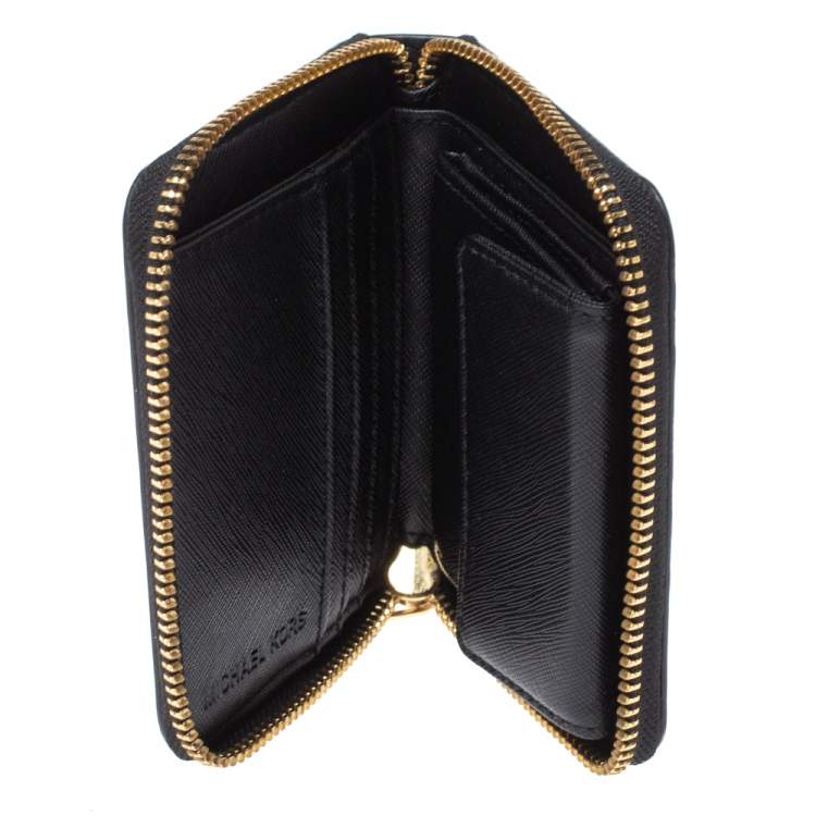 Michael Kors Black Patent Leather Zip Around Wallet Michael Kors | TLC