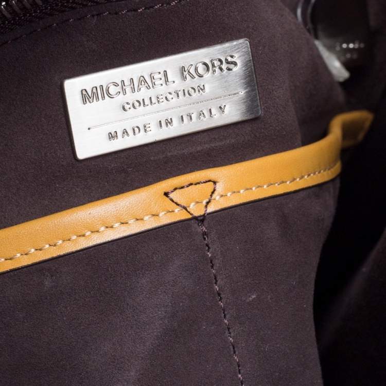 Pre Owned Michael Kors Tan Ombre Leather Prescott Tote  