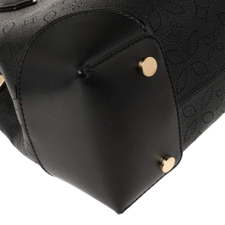 Pre Owned Michael Kors Black Perforated Leather Mercer Tote