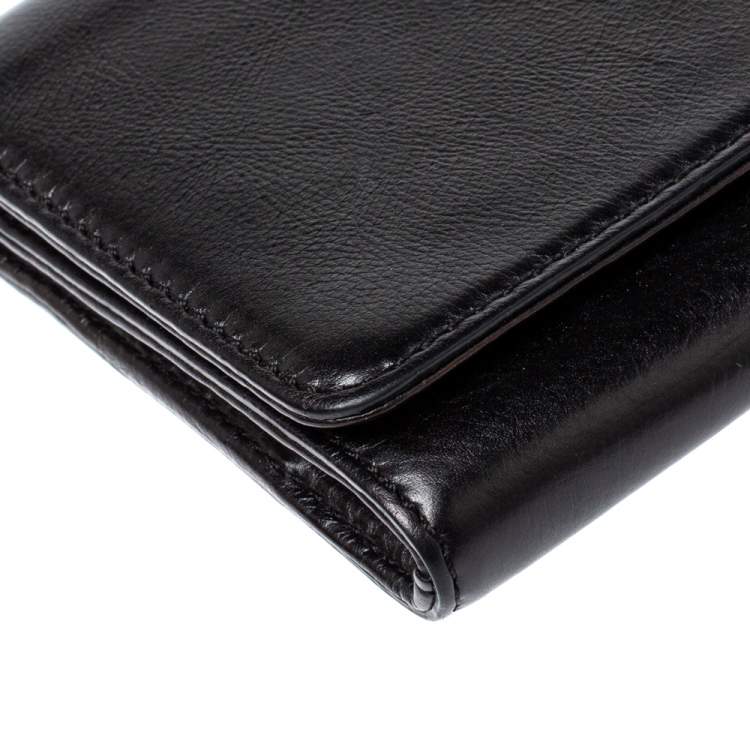 Pre Owned Michael Kors Black Leather Hadley Clutch