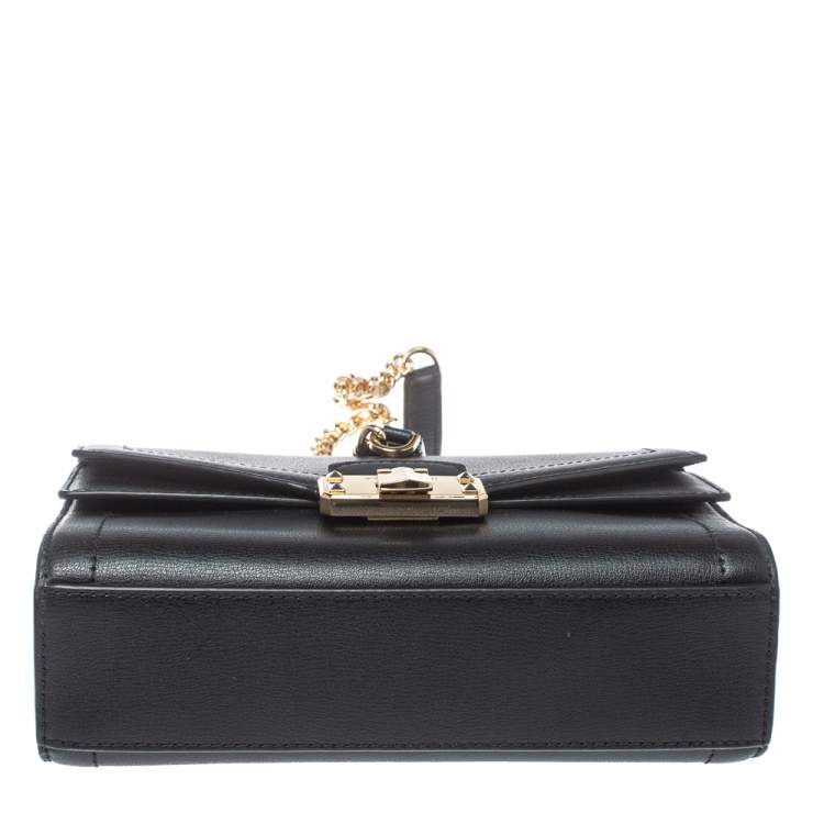 Pre Owned Michael Kors Black Leather Medium Kinsley Shoulder Bag