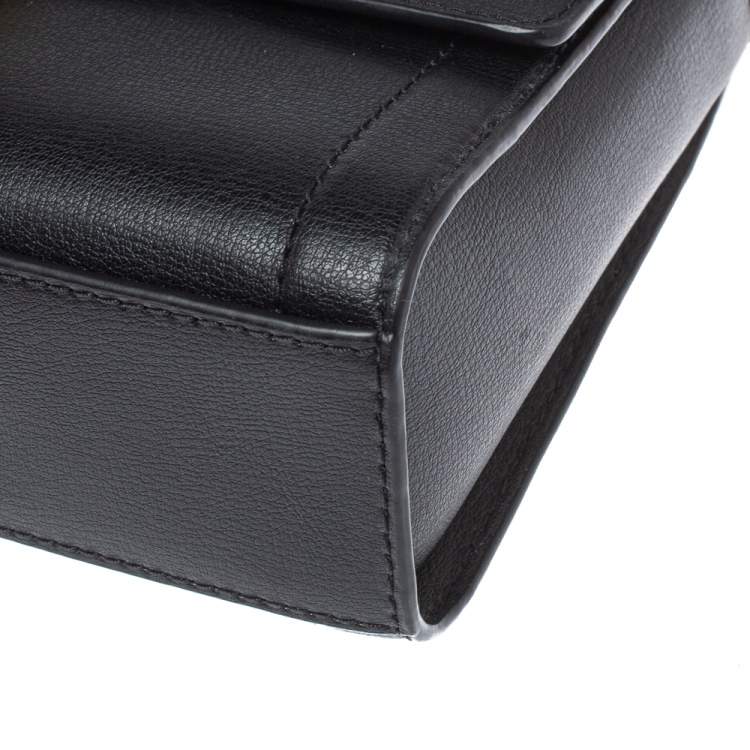 Pre Owned Michael Kors Black Leather Medium Kinsley Shoulder Bag