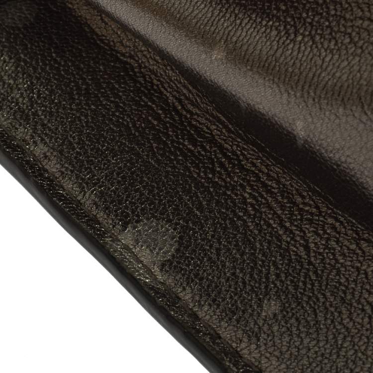 Pre Owned Michael Kors Metallic Grey Quilted Leather Whitney Shoulder Bag