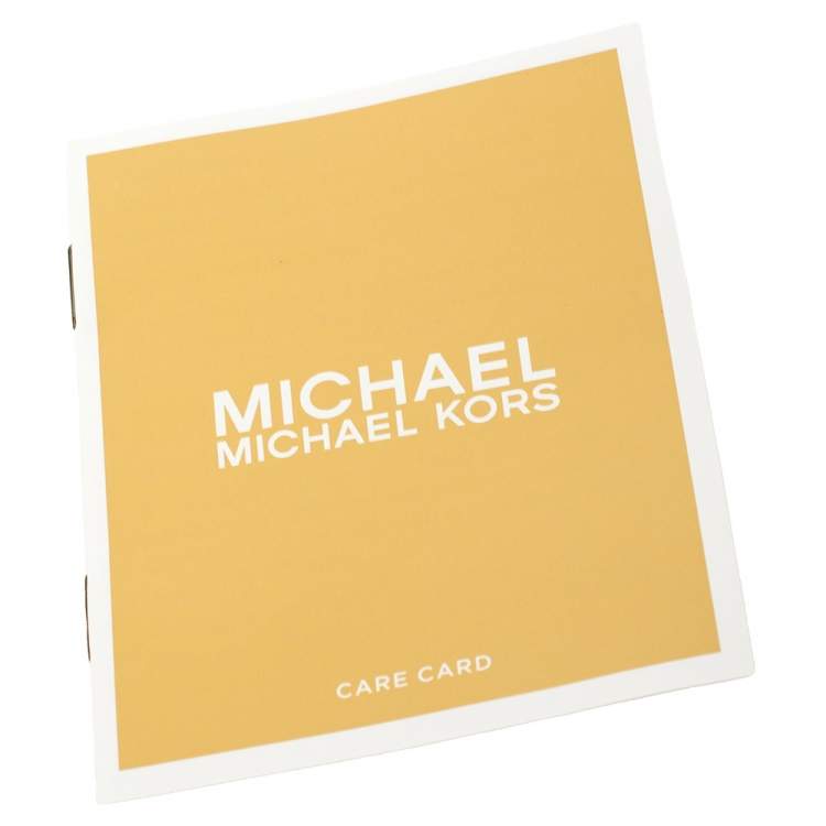 Pre Owned Michael Kors Olive Green Leather Raven Shoulder Bag