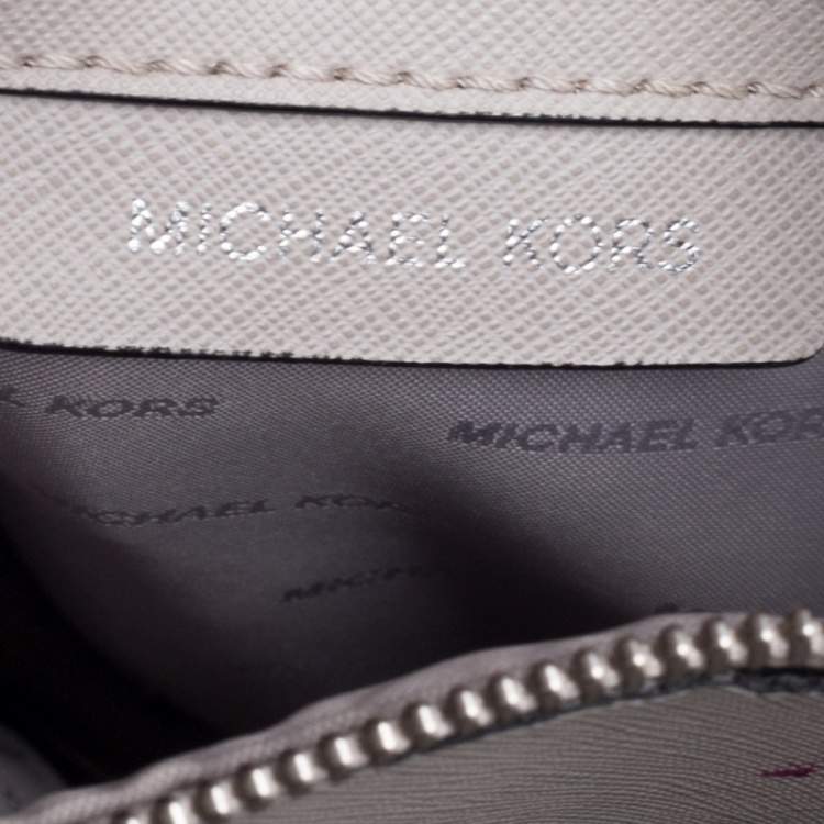 Pre Owned Michael Michael Kors Tri Color Leather Large Mercer Tote