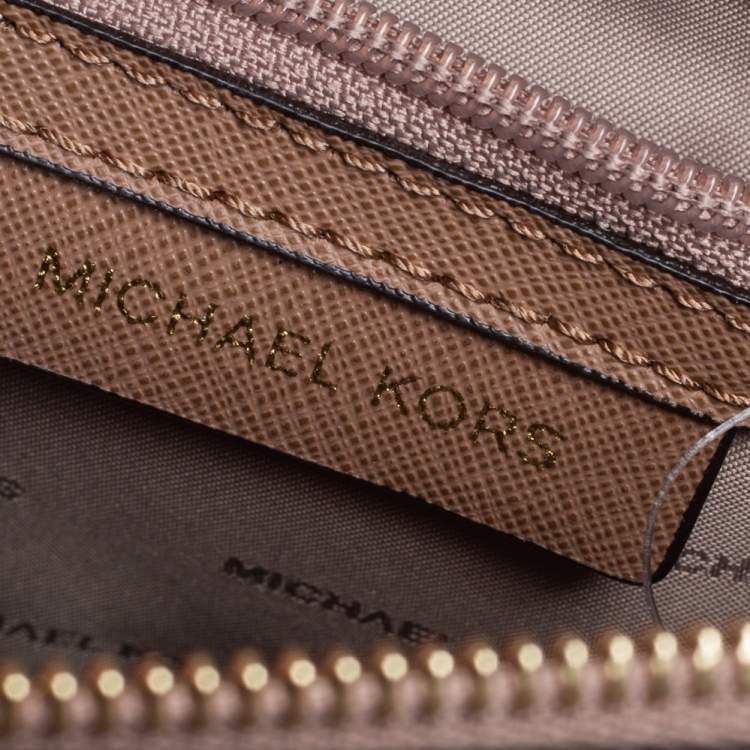 Pre Owned Michael Kors Burgundy Leather Mercer Tote