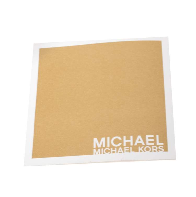 Pre Owned Michael Kors Black Python Embossed Leather Chain Tote