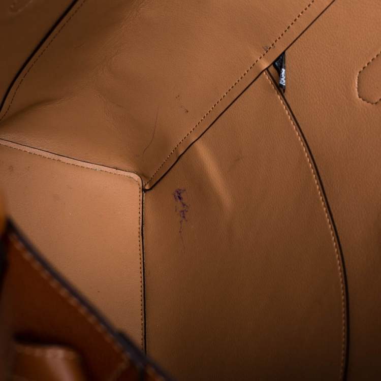 Pre Owned Michael Kors Brown Leather Large Cassie Tote