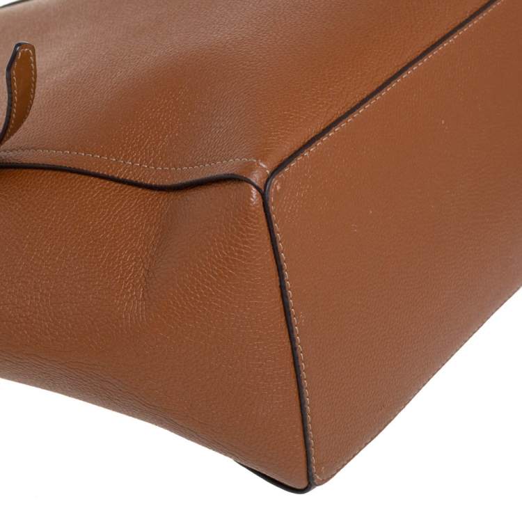 Pre Owned Michael Kors Brown Leather Large Cassie Tote