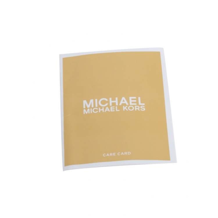 Pre Owned Michael Kors Pink Matelassé Leather Small Sloan Shoulder Bag