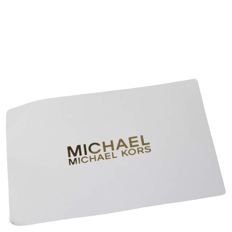 Pre Owned Michael Kors Blue Monogram Coated Canvas and Leather Mini Jessa Backpack