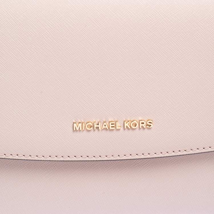 Pre Owned Michael Kors Pink Leather Small Sofia Satchel