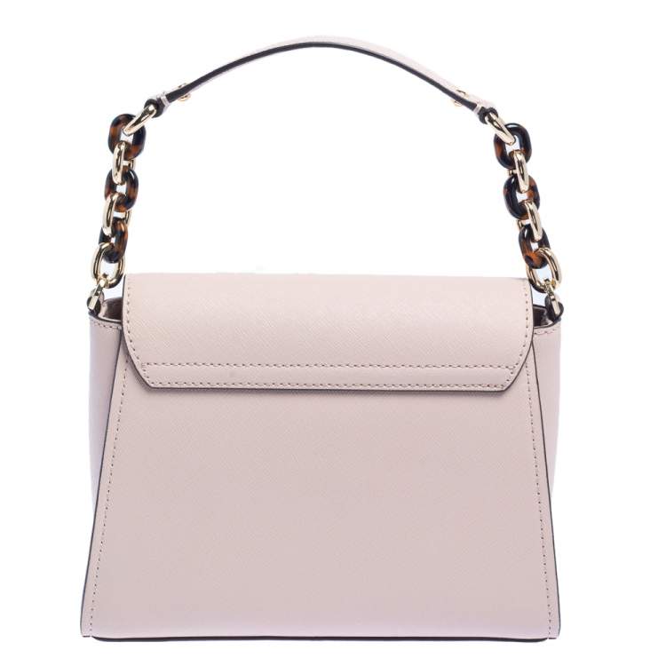 Pre Owned Michael Kors Pink Leather Small Sofia Satchel