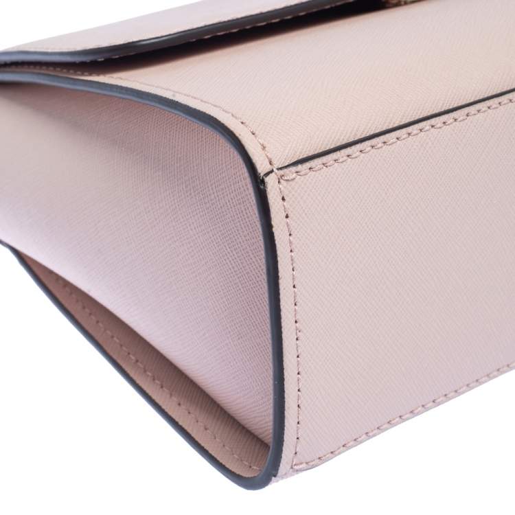 Pre Owned Michael Kors Pink Leather Small Sofia Satchel