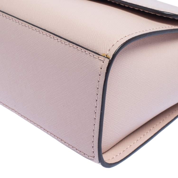 Pre Owned Michael Kors Pink Leather Small Sofia Satchel